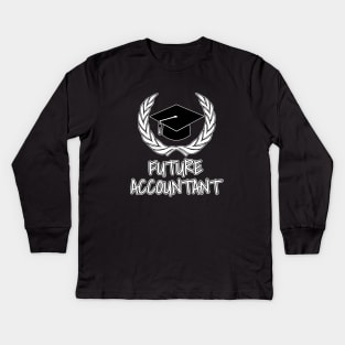 Future Accountant Kids Long Sleeve T-Shirt